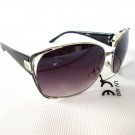 Good High Fashion Round Oval Women Sunglasses & Shades, Light Black, Smoke Lens