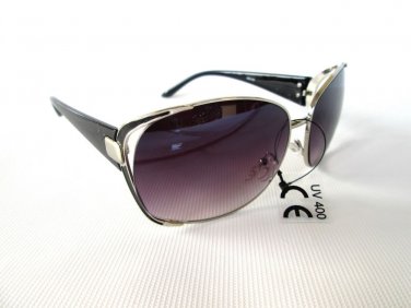 Good High Fashion Round Oval Women Sunglasses & Shades, Light Black, Smoke Lens