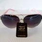 Light Pink New Arrival Round Oval Women Sunglasses, Shades With Black Smoke Lens
