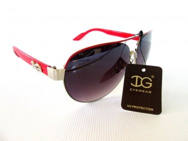 Nice Brand New Arrival Round Oval Women Sunglasses & Shades With Smoke Lens.
