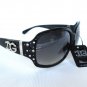 Popular Style New Women's Sunglasses With Rhinestones With Black and Brown Lens