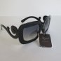 Big Lens High Fashion Popular Women's Sunglasses with Black Frames & Smoke Lens.