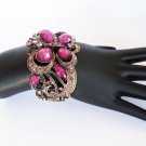Brand New Arrival High Fashion Purple Bracelet Bangle With Rhinestones For Women