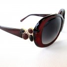 New High Fashion Round Oval Women's Sunglasses & Shades With Black Smoke Lens