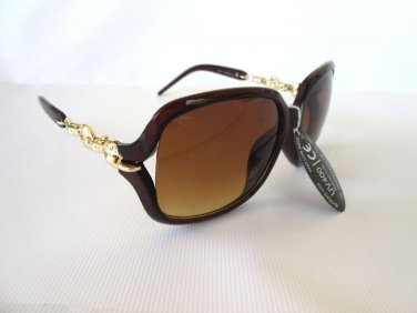 Latest Style Style Women's Sunglasses with Black and Brown Lens #9801