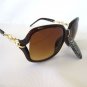 Latest Style Style Women's Sunglasses with Black and Brown Lens #9801
