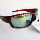 Very Light Weight Multi-color Men's Sporty Outdoor Sunglasses With Red Frames