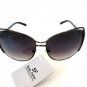 Brand New Good Design Women's Sunglasses With Black Lens and Black Metal Frames