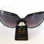 Good Light Weight Oval, Round Shades Women Sunglasses With Smoke Black Lens, NEW