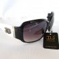 Good Light Weight Oval, Round Shades Women Sunglasses With Smoke Black Lens, NEW