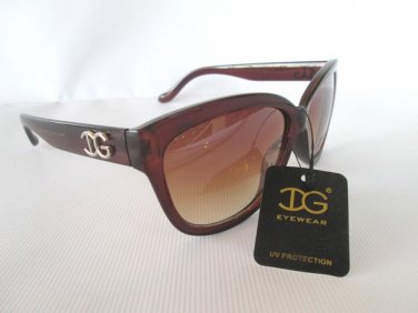 Good Light Weight Cat Eye Shades Women Sunglasses With Brown Lens - Brand New