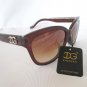 Good Light Weight Cat Eye Shades Women Sunglasses With Brown Lens - Brand New
