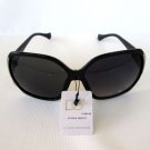 Brand New Oval Shape Women Black Sunglasses & Shades With Black & Silver Frames