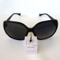 Brand New Oval Shape Women Black Sunglasses & Shades With Black & Silver Frames