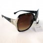 Women's Sunglasses & Eyewear With Brown Lens & Multi-color Silver Frames