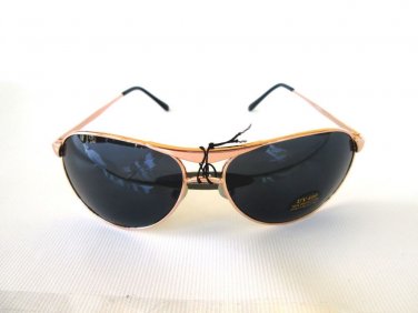 Good Style Men's Aviator Sunglasses & Eyewear with Metal Frames & Black Lens