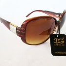 Brand New Fashion Good Light Weight Women's Sunglasses & Shades with Brown Lens