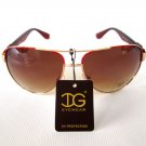 Popular Style Women's Sunglasses and Shades With Brown Lens and Brown Frames