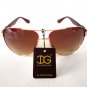 Popular Style Women's Sunglasses and Shades With Brown Lens and Brown Frames