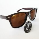 Men Sunglasses Aviator Style With Brown Metal Frames and Brown Lens  - NEW!
