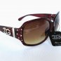 New Popular Style High Fashion Women Sunglasses With Big Black and Brown Lens
