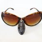 Good Designer's Style Oval Black and Brown Women's Sunglasses and Eyewear