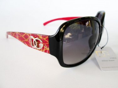 Multi-color Women Sunglasses with Black Brown Lens and Blue, Red, Purple Frame