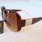 Popular Style High Fashion Brand New Women's Oval Lens Brown Sunglasses & Shades
