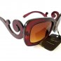 Top Seller New Design Women Sunglasses & Shades with Brown Lens & Swirl Frames
