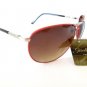 New Arrival Women's Aviator Sunglasses Shades with Brown Lens & Orange Frames