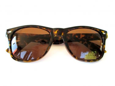 Popular Style Brand New Unisex Aviator Sunglasses With Tortoise Brown Lens