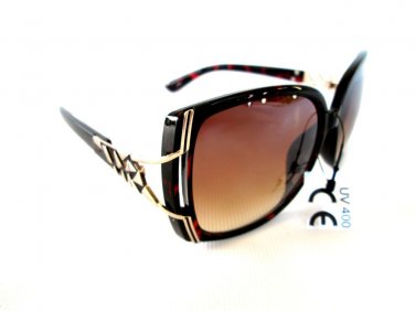 New Style High Fashion Semi-square Oval Shaped Women Sunglasses With Brown Lens