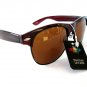 Popular Style Dark Brown Wayfarer, Aviator Men's Sunglasses With Brown Lens!