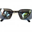 Women's Sunglasses With Small Black Lens, Rectangular Semi-Square Lens - NEW