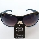 Good Old Style Popular Design Women's Sunglasses With Rhinestones - Black Brown