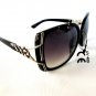 New Style Semi-sqare or Oval Shaped Women Sunglasses With Smoked Black Lens -