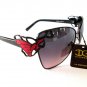 New Arrival High Fashion Women Sunglasses With Butterfly Shape Smoked Lens
