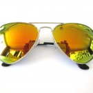 Most Popular Design Men's Aviator or Shades Sunglasses with Yellow Mirror Lens