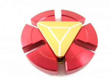Fidget Finger Spinner Hand Focus Spin Steel EDC Bearing Stress ADHD ABS Toy Gift 02083-FSIRONnnR-D