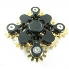 Fidget Finger Spinner Hand Focus Spin Steel EDC Bearing Stress ADHD ABS Toy Gift 02085-FS9TOOTHnB-D