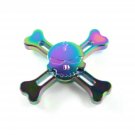 Fidget Finger Spinner Hand Focus Spin Steel EDC Bearing Stress ADHD ABS Toy Gift 02094-FSSKULLHnMI
