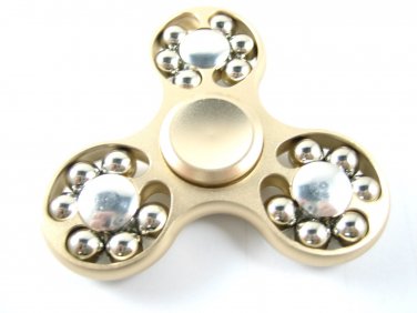 Fidget Finger Spinner Hand Focus Spin Steel EDC Bearing Stress ADHD ABS Toy Gift 02100-FS18BALLnS-D