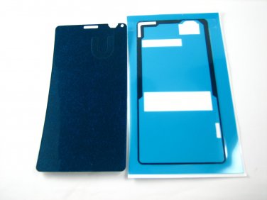 Double Sided Adhesive Sticky Tape for Sony Xperia Z3 Compact D5803~Front+Back 03648-MEADXperiZ3CFBn