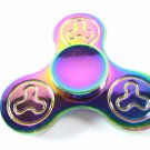 Fidget Finger Spinner Hand Focus Spin Steel EDC Bearing Stress ADHD ABS Toy Gift 02015-FSFLOWERnnnMI