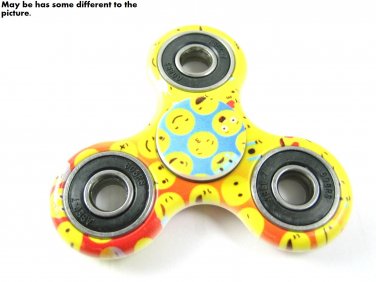 Fidget Finger Spinner Hand Focus Spin Steel EDC Bearing Stress ADHD ABS Toy Gift 02045-FSSMILEnnnG