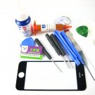 Front Glass Screen+Repair Tools Glue Set for APPLE Iphone 5 5S 5C~Black 03690-MATSiP5nnnB-TG