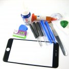 Front Glass Screen+Repair Tools Glue Set for APPLE Iphone 6 Plus~Black 03704-MATSiP6PnnB-TG
