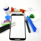 Front Glass Screen+Repair Tools Glue Set for Motorola Moto X2~White 03710-MSTSMOTOX2W-TG