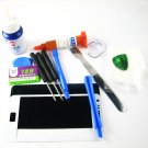 Front Glass Screen+Repair Tools Glue Set for Samsung Galaxy S2 i9100~White 03668-MSTSi9100nW-TG