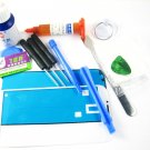 Front Glass Screen+Repair Tools Glue Set for Samsung Galaxy s4 i9500 i9505~White 03677-MSTSi9500nW-T